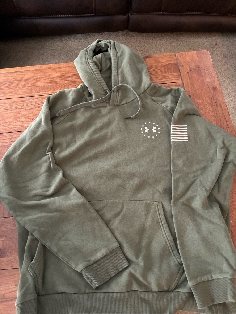 Under Armour Olive Green Men's Hoodie